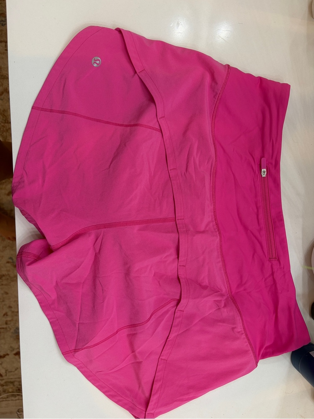lululemon athletica Hot Pink Athletic Skort with Built-In Liner